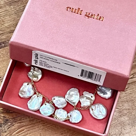 🌺🎉HP🎉🌺 NWT Cult Gaia Freshwater Cultured Pearl Choker